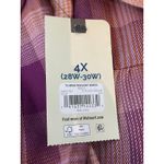 Terra & Sky Dress Womens Size 4X Pink Plaid Prairie Peasant Homestead Fall NWT Photo 7