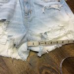 American Eagle  Mom Shorts Denim Jean Comfort Stretch Waistband Size 4 Distressed Photo 3