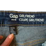 Gap  Girlfriend 6/28R dark wash button zip five pocket stretchy skinny jeans Photo 6