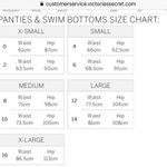 Victoria's Secret HTF RARE  LOGO SWIM CHEEKY (S) Photo 3