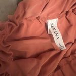 Zenana Outfitters Womens pink coral peach ruffle skirt Photo 1