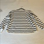 French Connection Striped Black and White Sweater Photo 2