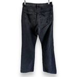 American Eagle Womens Jeans Sz 4 90s Boot Cut Black Distressed Ripped Denim Photo 3