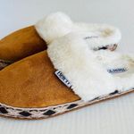 Børn Comfort Slippers Faux Shearling Shoes Slip On Flat Size Small 5 6 White Photo 0
