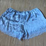 Intimissimi Lace Trim Silk Shorts Blue Photo 2