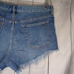 We The Free  Blue Jean Shorts Distressed Frayed Hem Photo 7