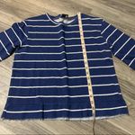 ZARA ❤️ Trafaluc Blue White Stripe Shirt; Medium Women’s Photo 4
