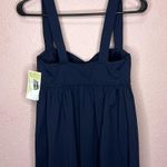 Michael Kors Tankini Top Women Underwire Baby Doll Navy Blue Pool Swim. Size S Photo 8