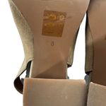 Madewell  The Cary Sandal in Faded Birch Suede Women's Size 8 Block Heel Open Toe Photo 9