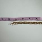 Christian Dior Vintage  CD Logo Gold Tone Bracelet Photo 8