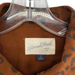 Universal Threads Universal Thread Leopard Print Denim Snap Button Jacket Shacket Photo 4