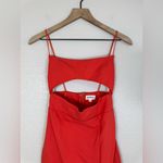 superdown Revolve Trista Cut out Mini Dress in Poppy Orange Red size Small Photo 4