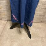 Time Out Womens Dark Blue‎ Sleeveless Maxi Vintage 90s Denim Dress Size Large Blue Photo 1