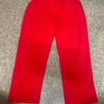 Red Sweatpants Size M Photo 0