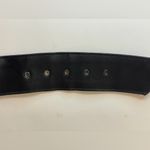 Victorian Cameo Lady Buckle Vintage‎ Black Belt Size M Photo 6