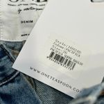 One Teaspoon  Women's Super Baggies Jeans Sz 26‎ Pacifica Blue Tapered Distressed Photo 8
