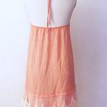Halter Coverup Dress Orange Photo 2