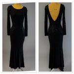 Jessica McClintock Elegant black Sequin Evening Women's Maxi Dress Photo 1