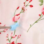 Vintage Y2K Sante Floral Slip Dress Coquette Lingerie Bow Romantic Retro Size XL Pink Photo 6