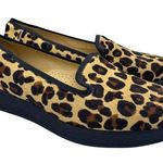 UKIES calf hair platform slip on leopard print loafers Size 6 1/2 Photo 1