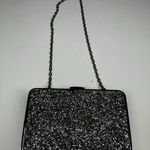 Sondra Roberts  Glitter Rhinestone Top Lock Clutch Hard Side w/ Chain Handle Photo 0
