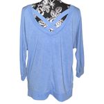 French Laundry Size L: The Sweatshirt Project Criss Cross Sweatshirt Photo 4