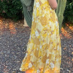 Abercrombie & Fitch  Yellow Floral Sun Dress Photo 0