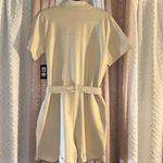 Andrew Marc NWT  Size XL Beige Belted Romper Photo 8