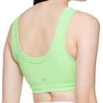 Alo Yoga Alo Green Wellness Sport Bra in green Apple size Large Photo 1