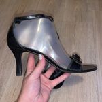 Gianni Bini  Tribute black leather buckle heels Photo 5