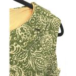 American Vintage Vtg 60s Housewife Boat Neck Green Print Sheath Dress Nantucket Old Hollywood Photo 2