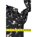 American Eagle Outfitters Black Floral Flare Sleeve Top Women's Sz Small | 19-14 Photo 5