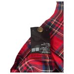 Uniqlo New Top Womens S Plaid Button Up Shirt Collar Long Sleeve Christmas Red Photo 12