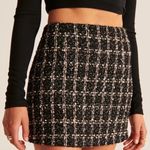Abercrombie & Fitch  Tweed Mini Skirt - Black/White - XS Photo 5