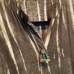 Handmade Boho MIDI T-shirt Dress with accent Beads Small Photo 3