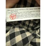 ZARA Gingham Plaid Button Front Tier Layered Mini Dress Black Size XS Photo 9