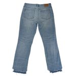 J.Crew  Slim Boyfriend Jean Women's Size 28 Light Wash Distressed Raw Hem Denim Photo 1