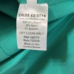 Chloe Kristyn Green High Neck Dress(Size Small) Green Photo 9