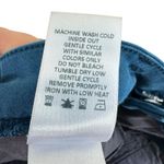 Level 99 Teal Blue Cotton Blend High Rise Slim Leg Cropped Pants Size 32 Photo 6