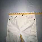 RE/DONE  • 90s High Rise Ankle Crop Jeans Vintage White Denim Sz 25 Photo 10
