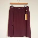 MANIGANCE PARIS dark purple Mini skirt NWT​​​​​​​​​​​​​​​​​​​​​ Size 8 Photo 1
