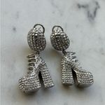 Marc Jacobs NWOT Marc Jacob’s Elegant Silver Shoe Earrings Photo 10