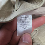 Halston Heritage Snakeskin Leather Drawstring Shoulder Bag Ivory Designer Purse Photo 14