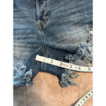 Altar'd State  Jorts Size 28 Denim Jean Shorts Bandana Belt Frayed Hem Photo 1