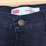 Levi's Levi’s Juniors’ 14 / Women’s 27 511 Slim Dark Wash Skinny Denim Jeans Photo 5