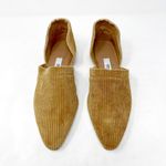 [Miista London] Tan Corduroy Pointed Toe D'Orsay Flats NWOT Size 39 US 8.5 Photo 12