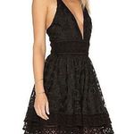 Lovers + Friends  Moon Dance Lace Mini Dress Women’s Size Small Crisscross Back Photo 0