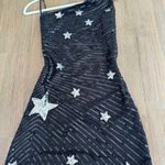 Black And Silver Mini Dress Size XS Photo 1