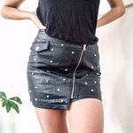 Forever 21 Star Studded Leather Mini Skirt Photo 0