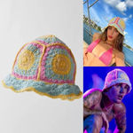 Urban Outfitters Bria Crochet Bucket Hat One Size NWOT $33 Photo 1